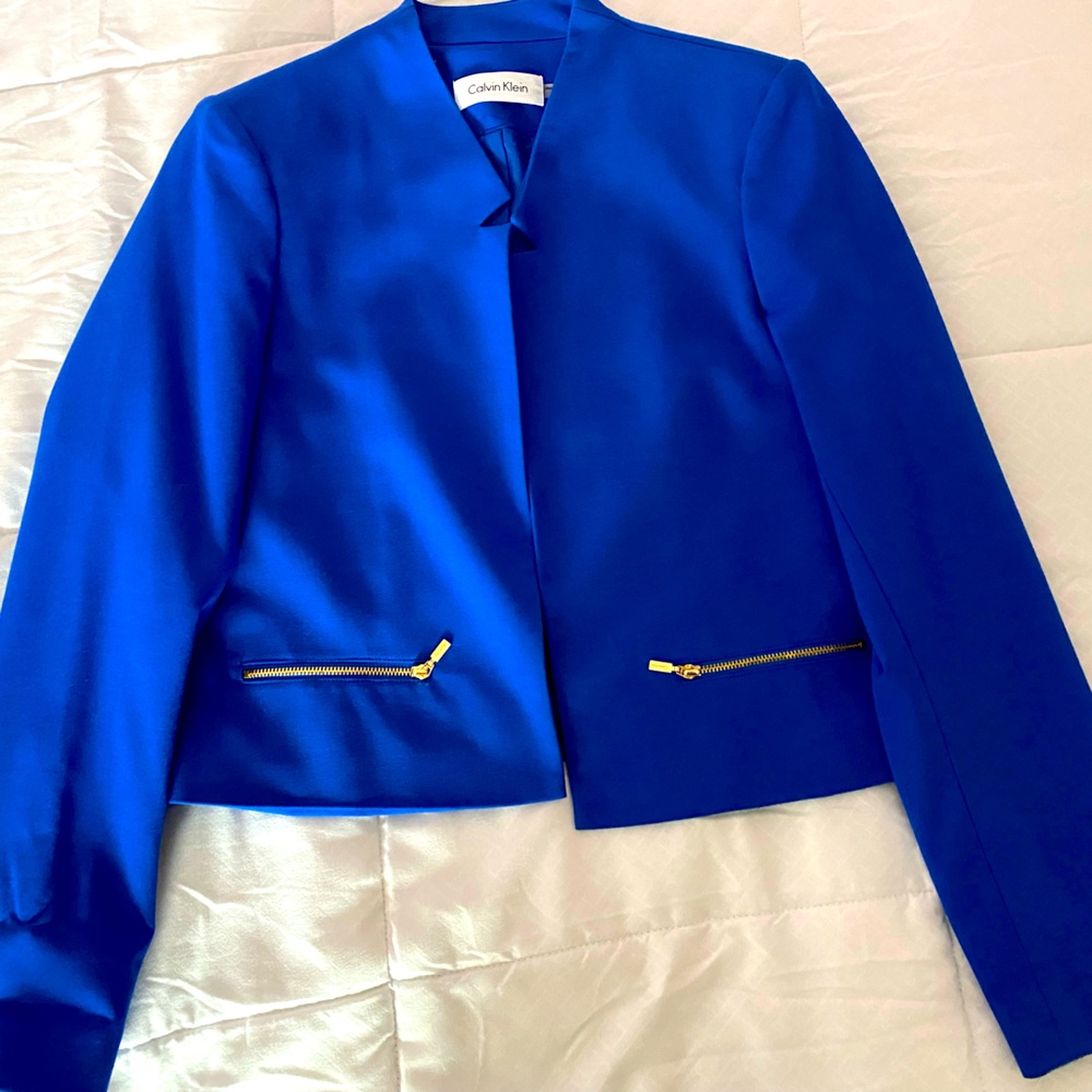 Calvin Klein Royal Blue size 4 blazer